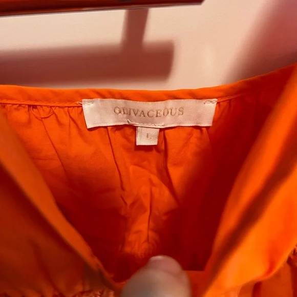 Bright Orange Spaghetti Strap Maxi Dress - Picture 2 of 3